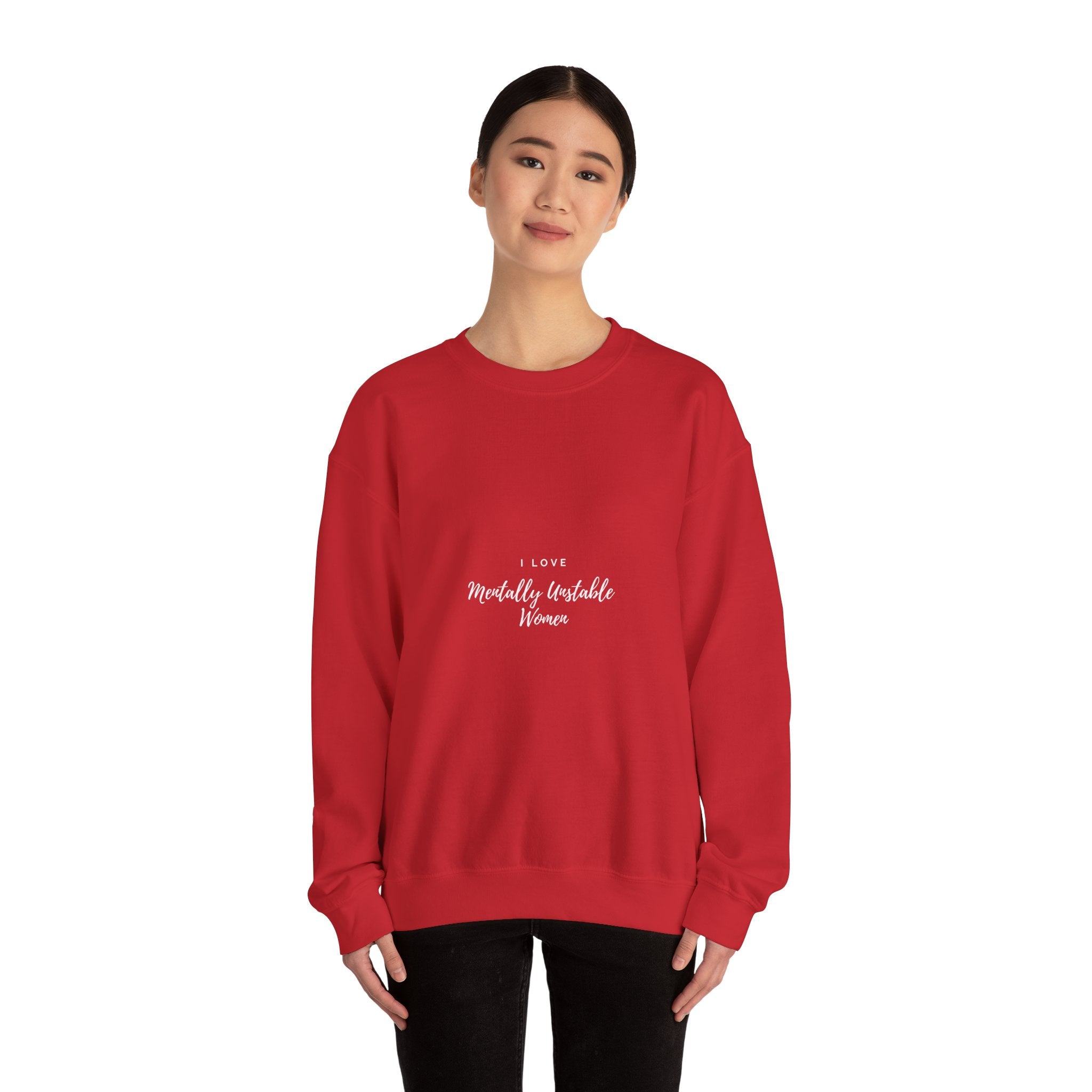 Mentally Unstable Women | Unisex Heavy Blend™ Crewneck Sweatshirt