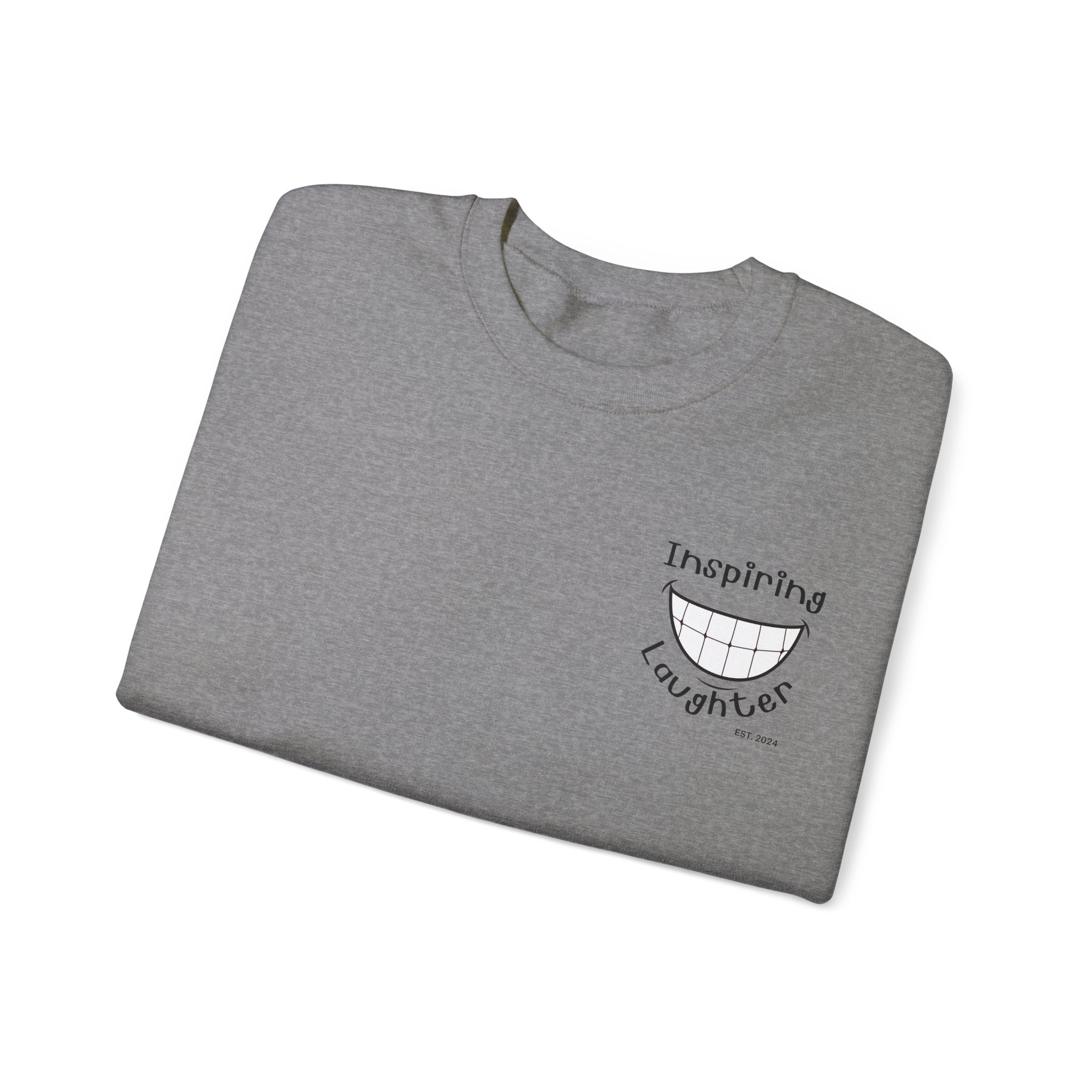 Inspiring Laughter Est. 2024 | Unisex Heavy Blend™ Crewneck Sweatshirt