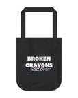 Broken Crayons | Organic Canvas Tote Bag