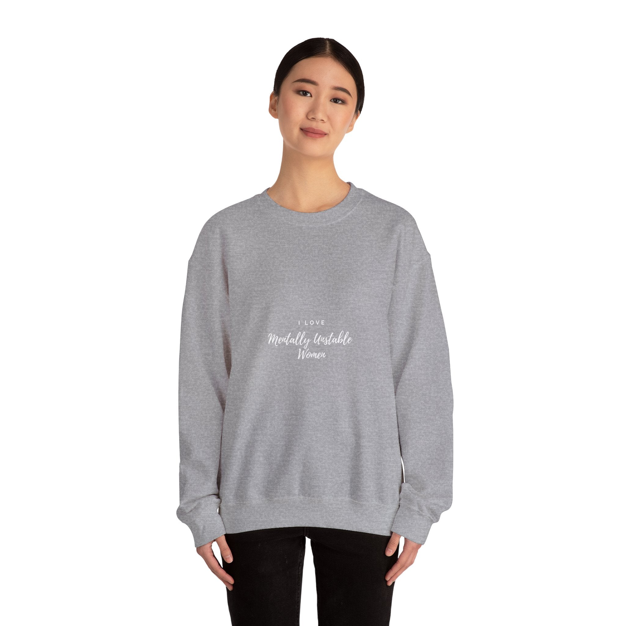 Mentally Unstable Women | Unisex Heavy Blend™ Crewneck Sweatshirt