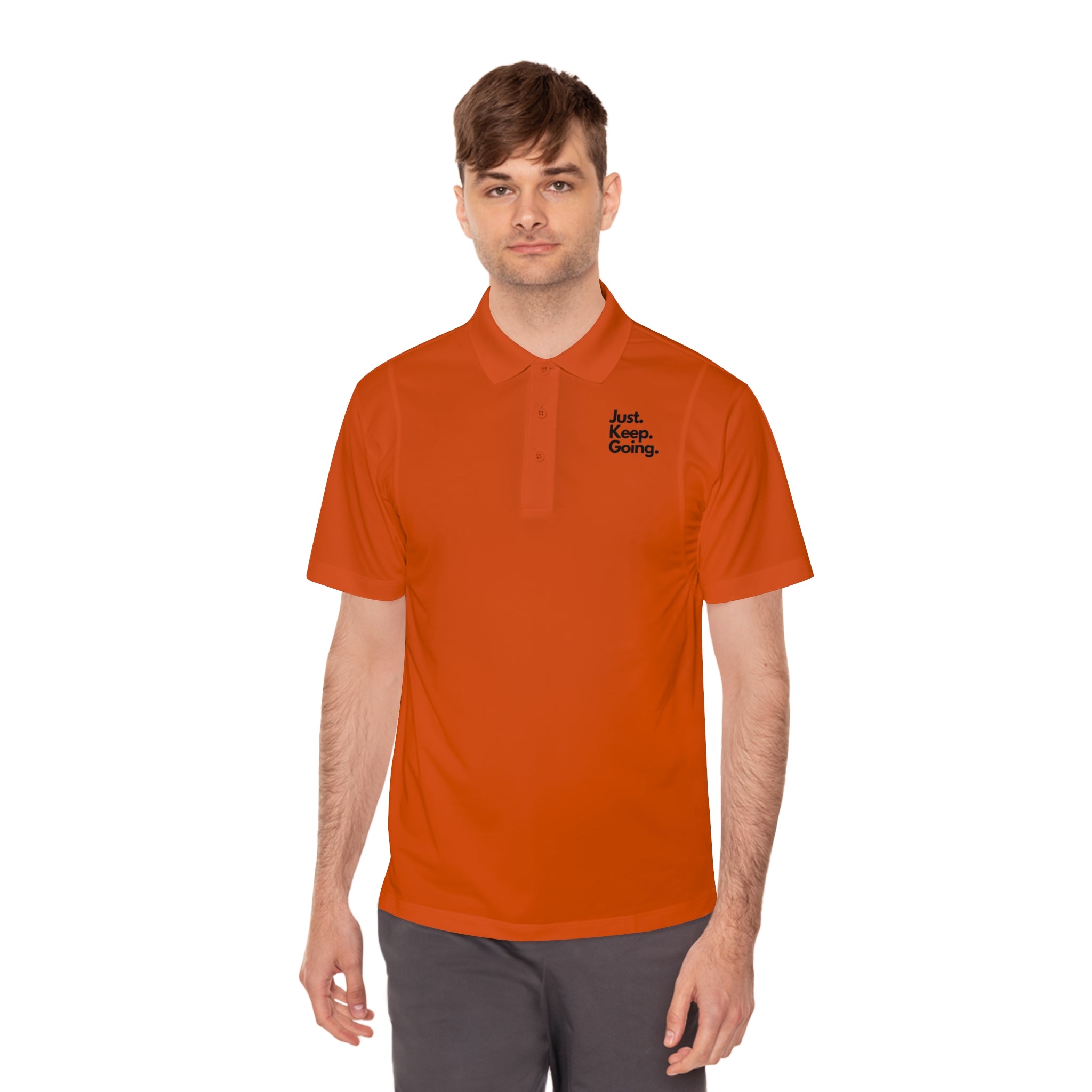 Just. Keep. Going. | Men&#39;s Sport Polo Shirt