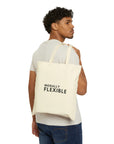 Morally Flexible | Cotton Canvas Tote Bag