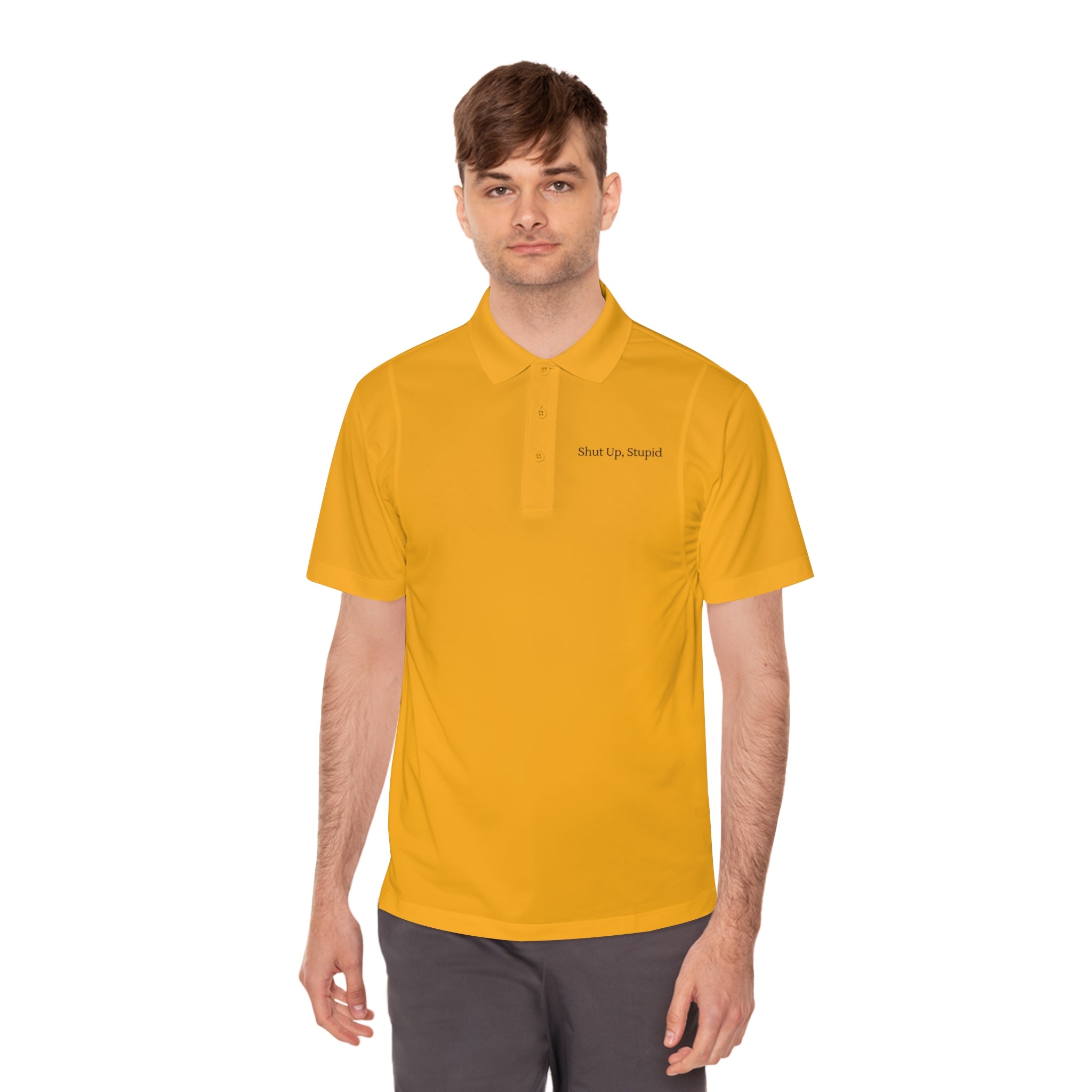 Shut Up, Stupid | Men&#39;s Sport Polo Shirt