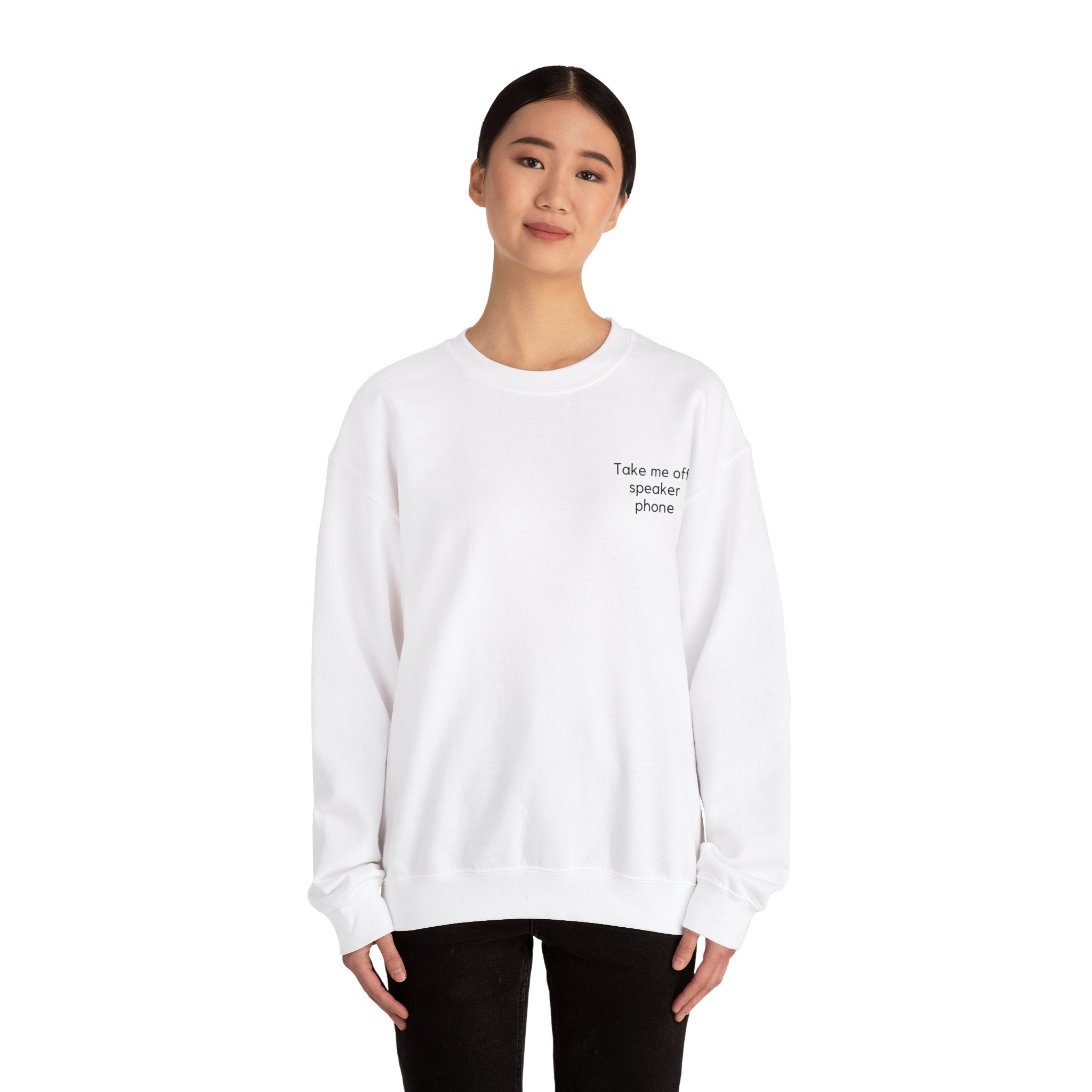 Speaker Phone | Unisex Heavy Blend™ Crewneck Sweatshirt