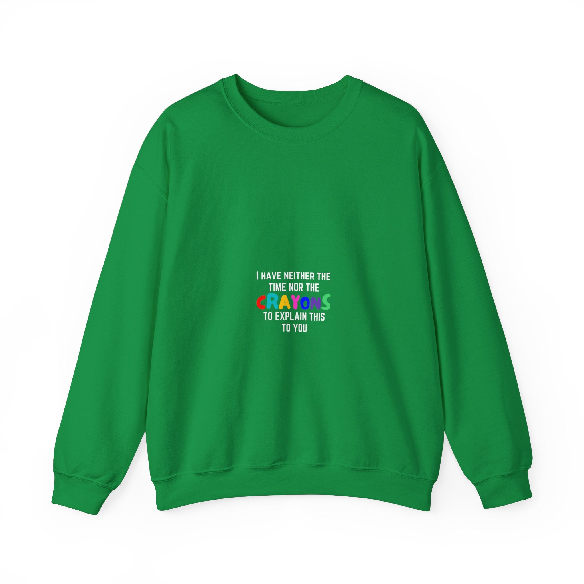 Time nor Crayons | Unisex Heavy Blend™ Crewneck Sweatshirt