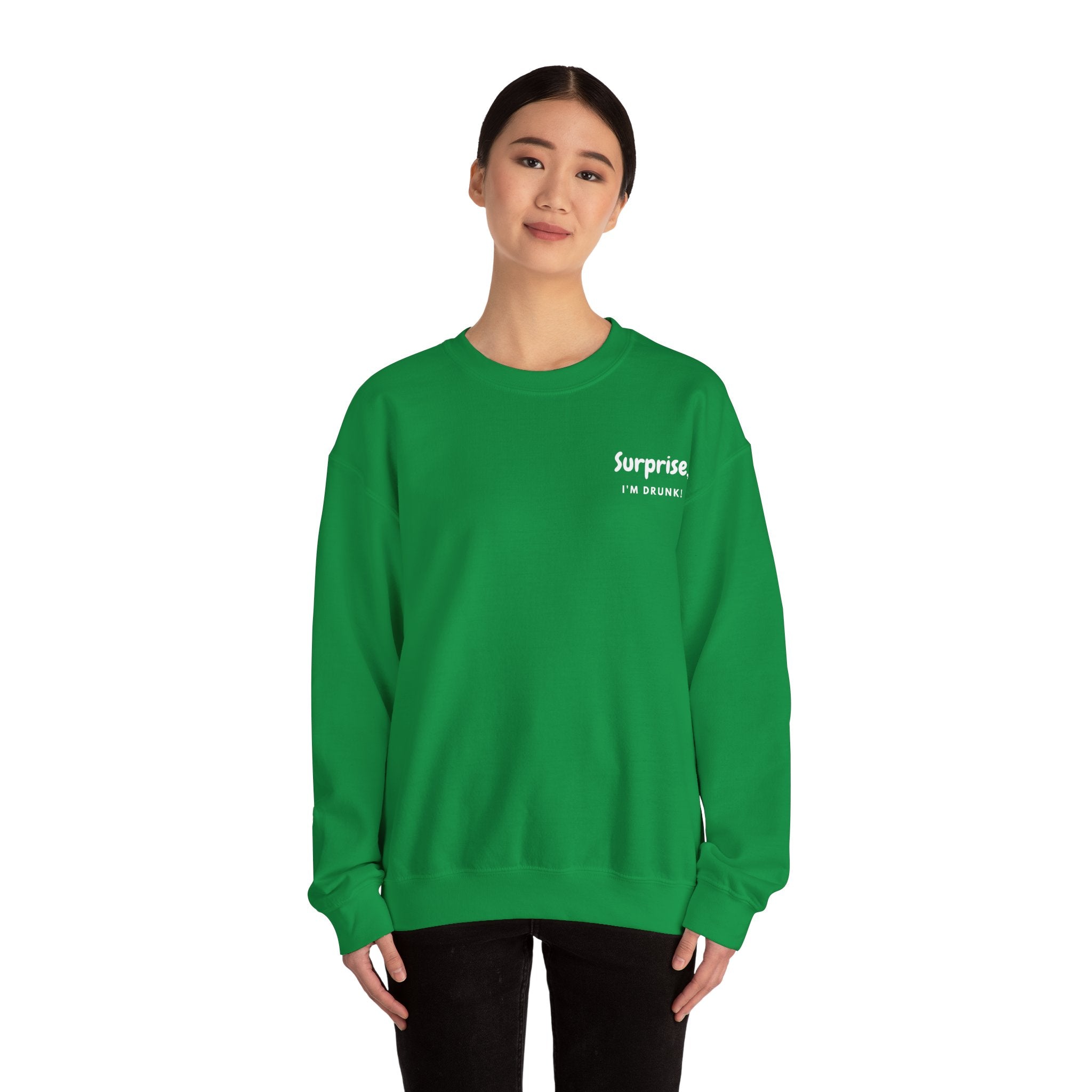 Surprise, I’m Drunk | Unisex Heavy Blend™ Crewneck Sweatshirt