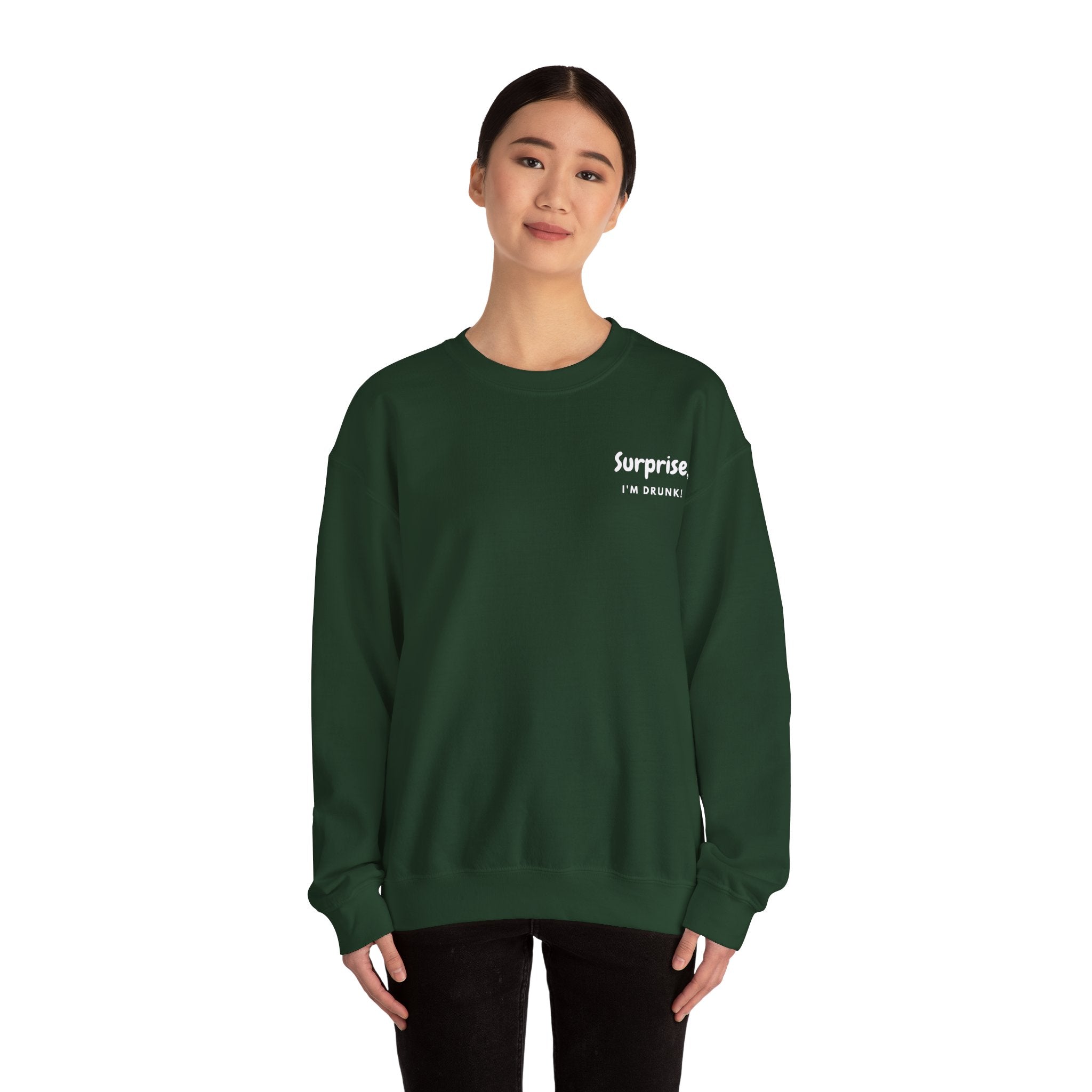 Surprise, I’m Drunk | Unisex Heavy Blend™ Crewneck Sweatshirt