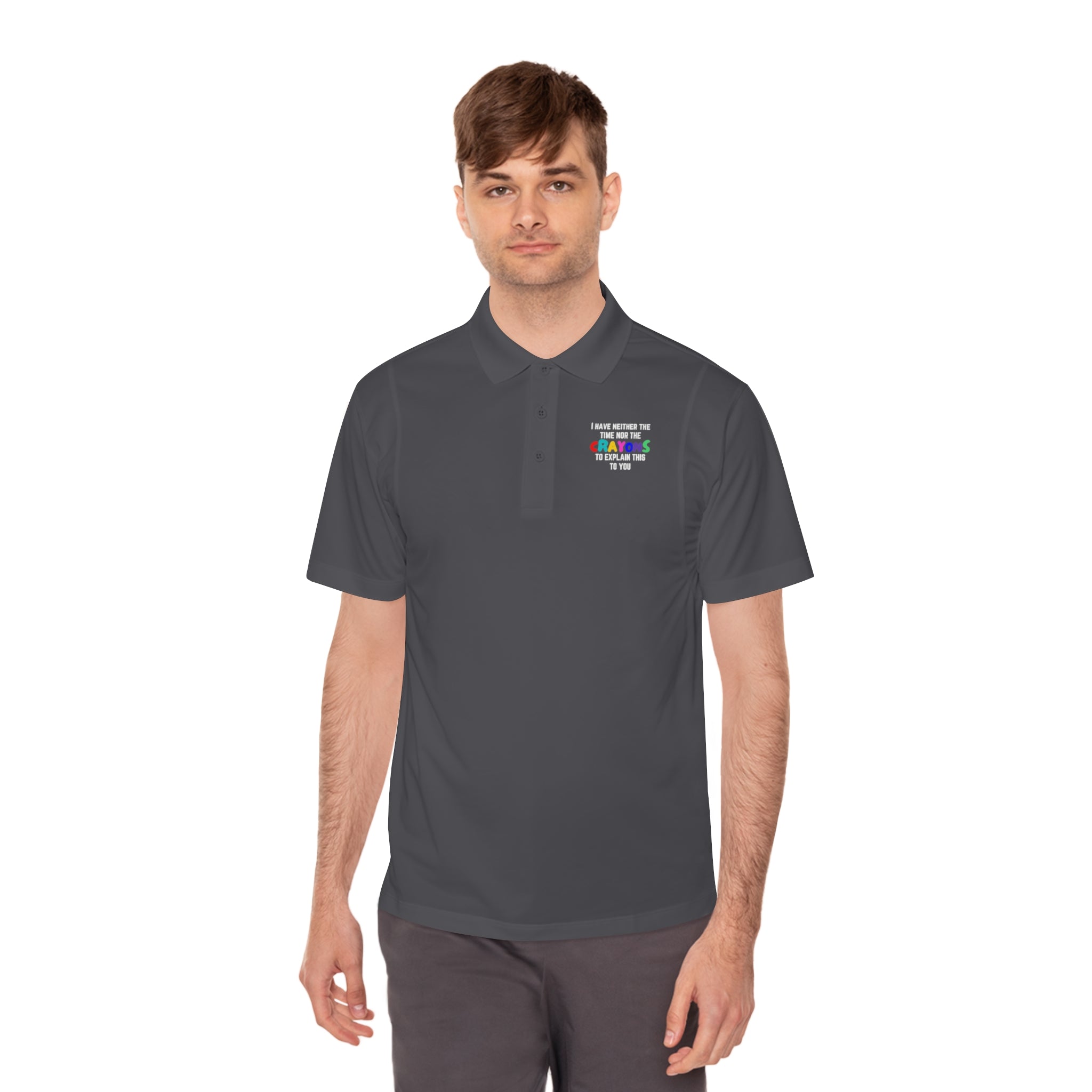 Time nor Crayons | Men&#39;s Sport Polo Shirt