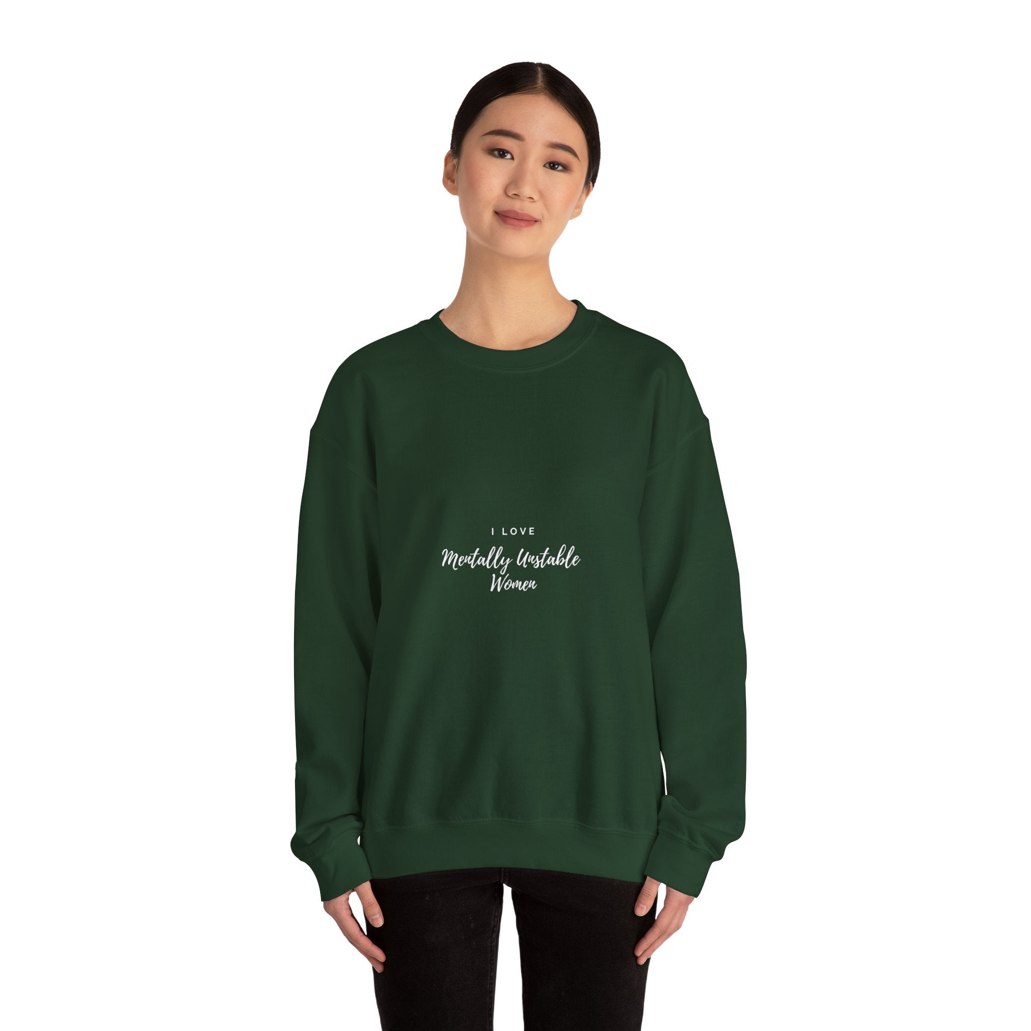 Mentally Unstable Women | Unisex Heavy Blend™ Crewneck Sweatshirt