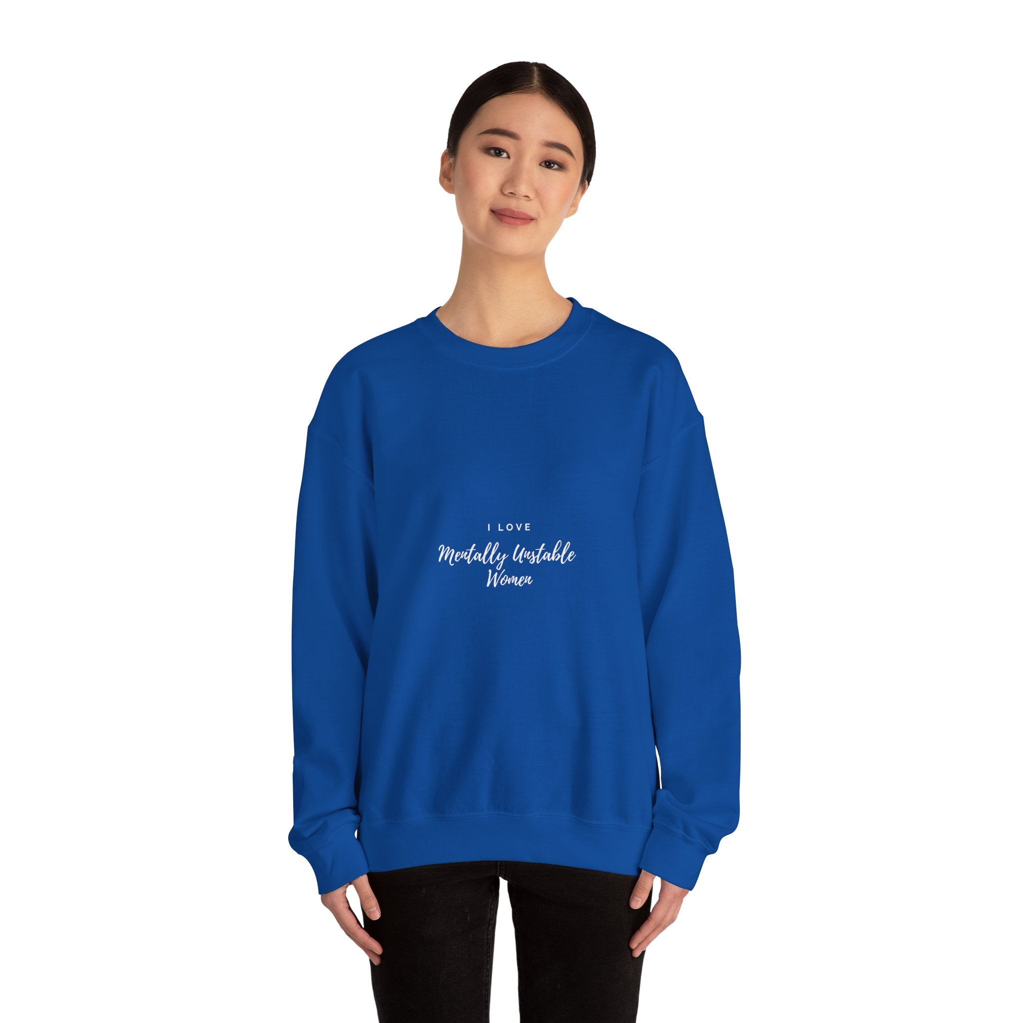 Mentally Unstable Women | Unisex Heavy Blend™ Crewneck Sweatshirt