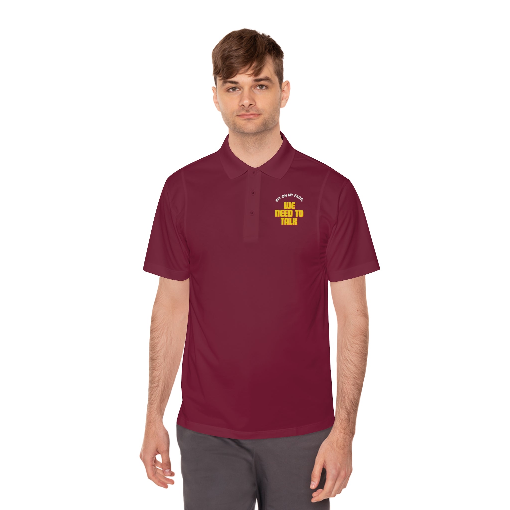 Sit on My Face | Men&#39;s Sport Polo Shirt