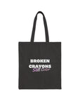 Broken Crayons | Cotton Canvas Tote Bag