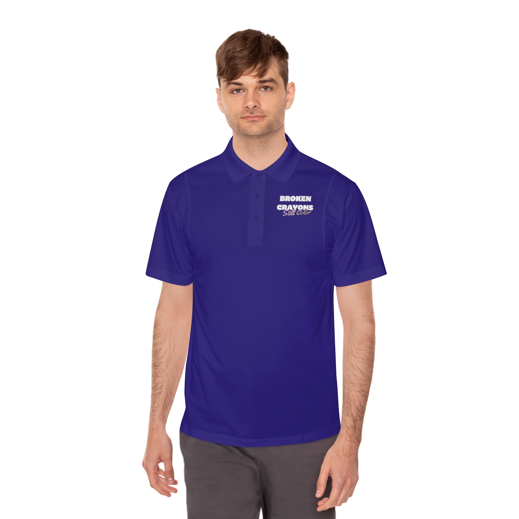 Broken Crayons | Men&#39;s Sport Polo Shirt