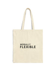 Morally Flexible | Cotton Canvas Tote Bag