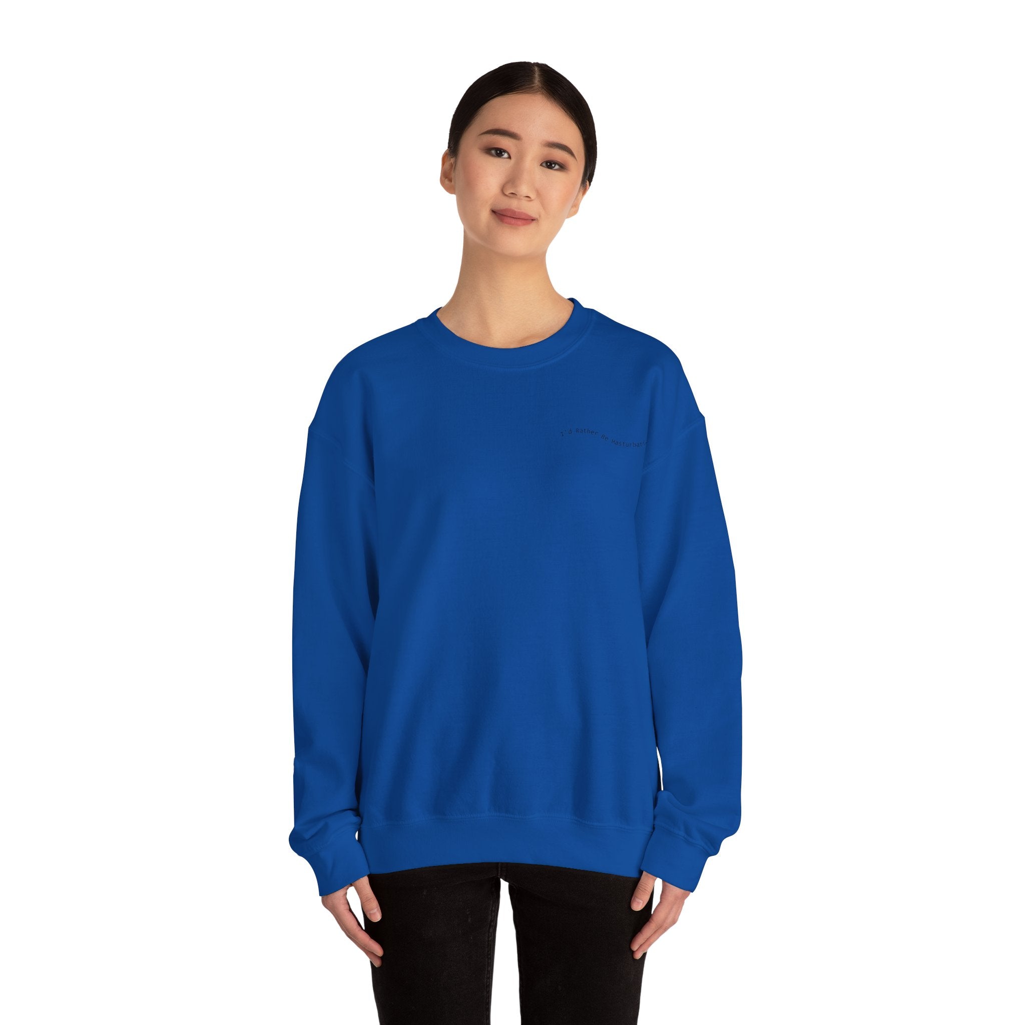 Masturbating | Unisex Heavy Blend™ Crewneck Sweatshirt