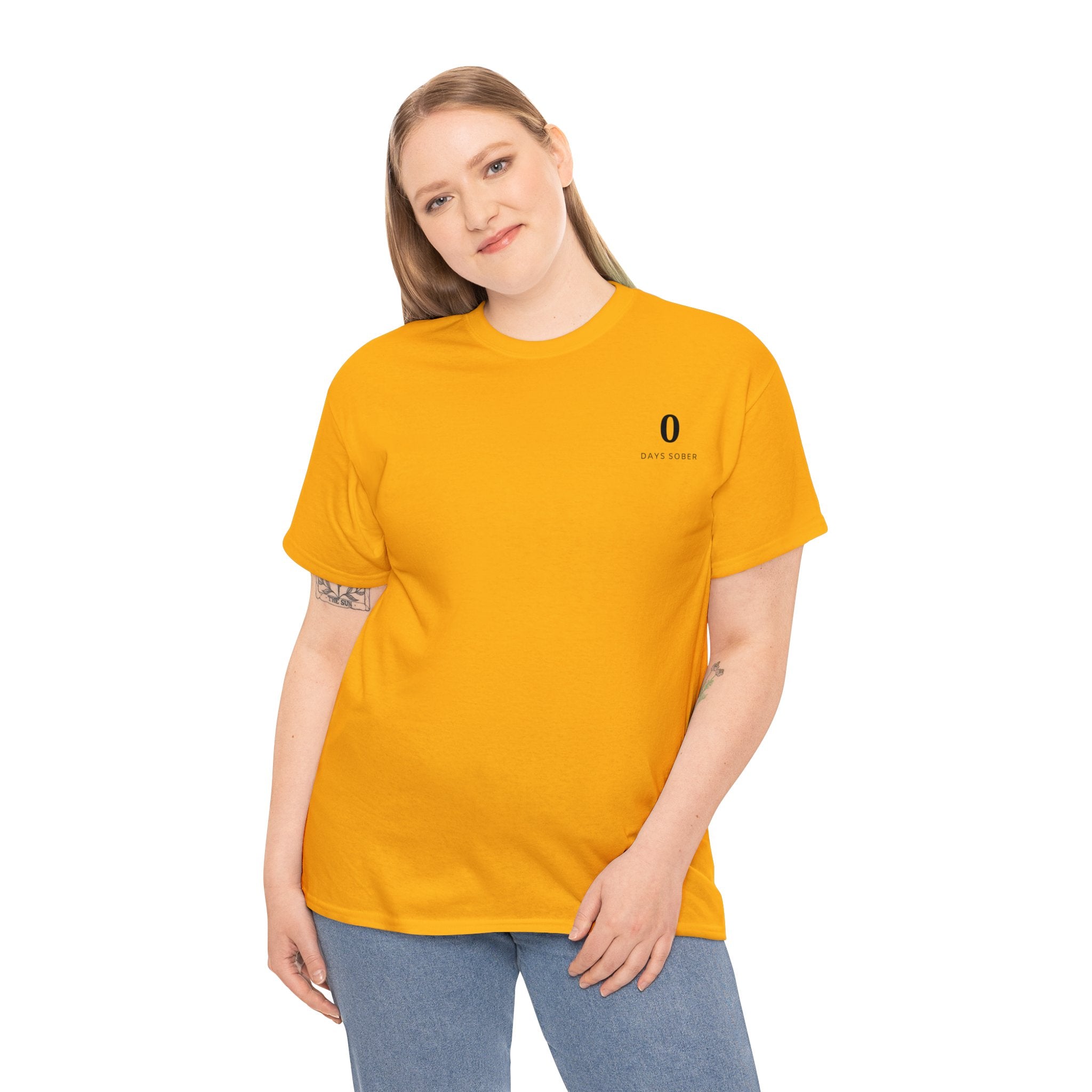 0 Days Sober | Unisex Heavy Cotton Tee