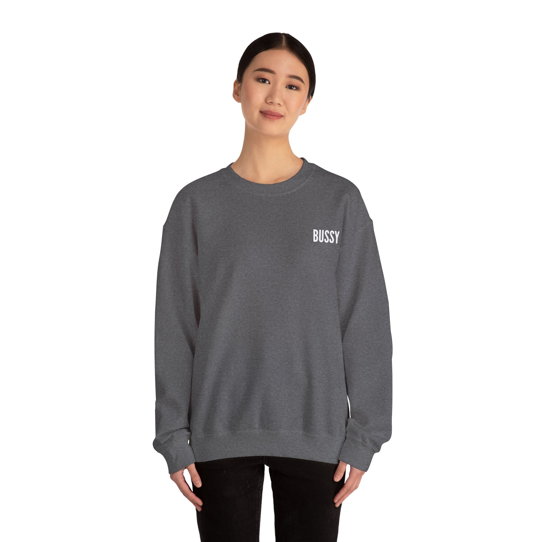 Bussy | Unisex Heavy Blend™ Crewneck Sweatshirt