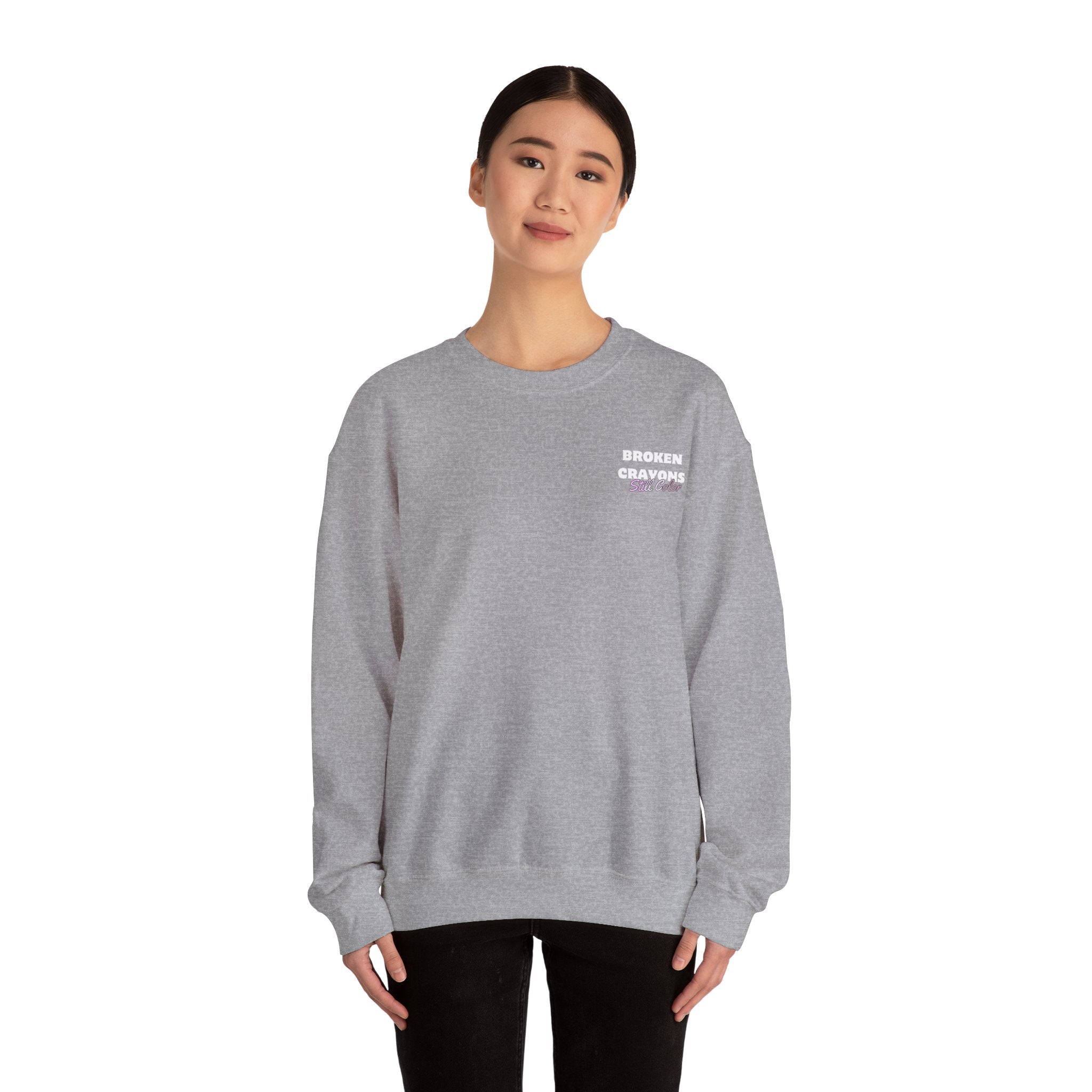 Broken Crayons | Unisex Heavy Blend™ Crewneck Sweatshirt