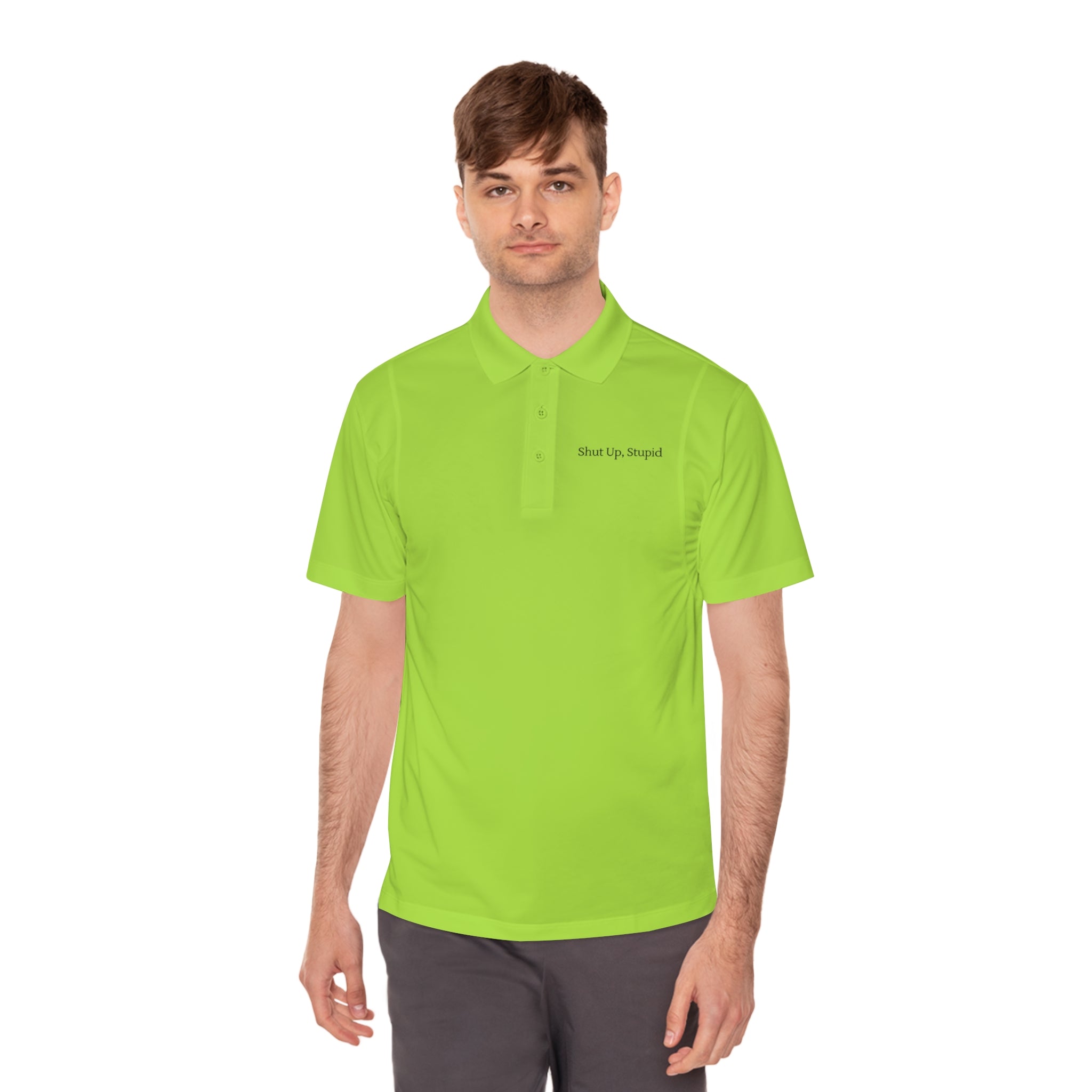 Shut Up, Stupid | Men&#39;s Sport Polo Shirt