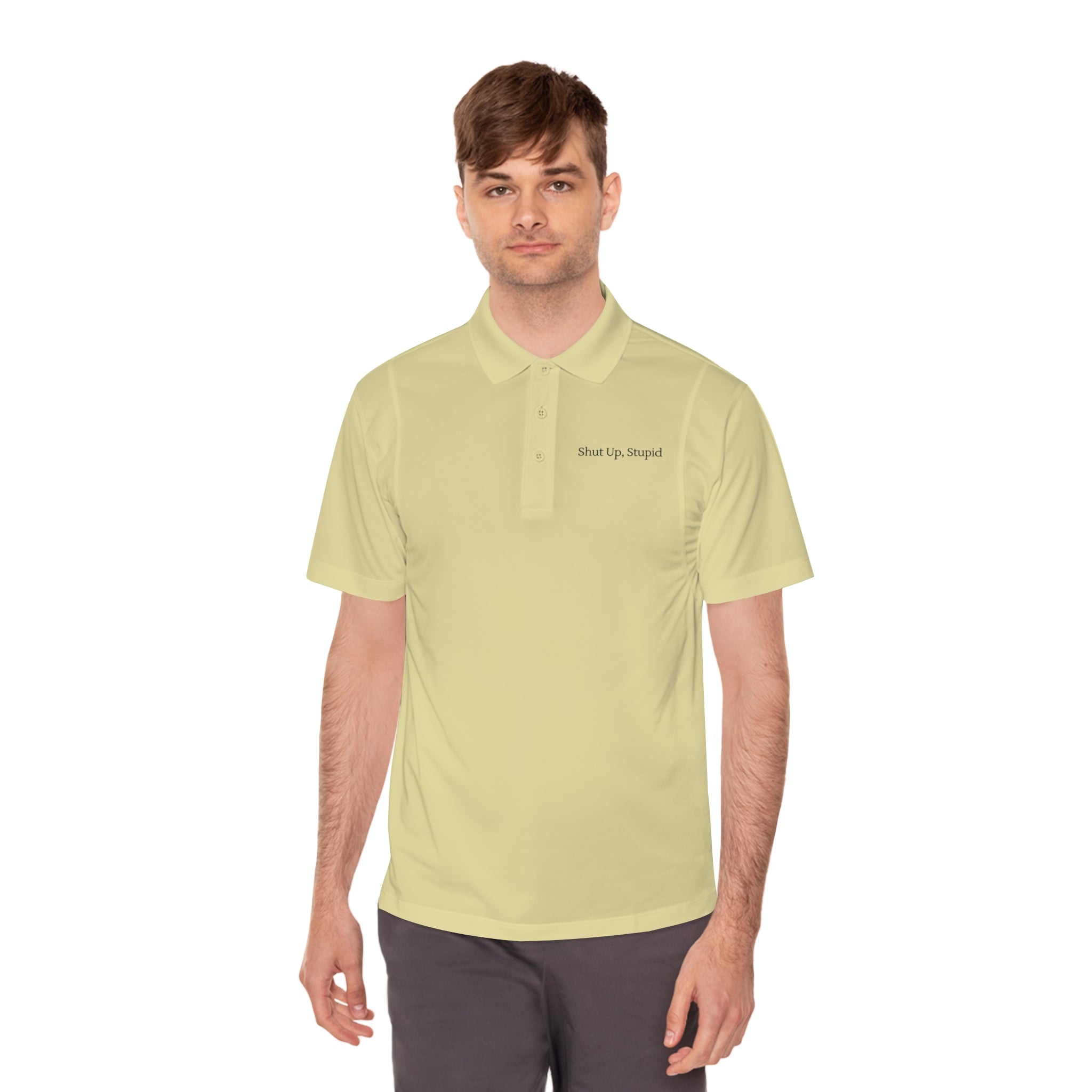 Shut Up, Stupid | Men&#39;s Sport Polo Shirt