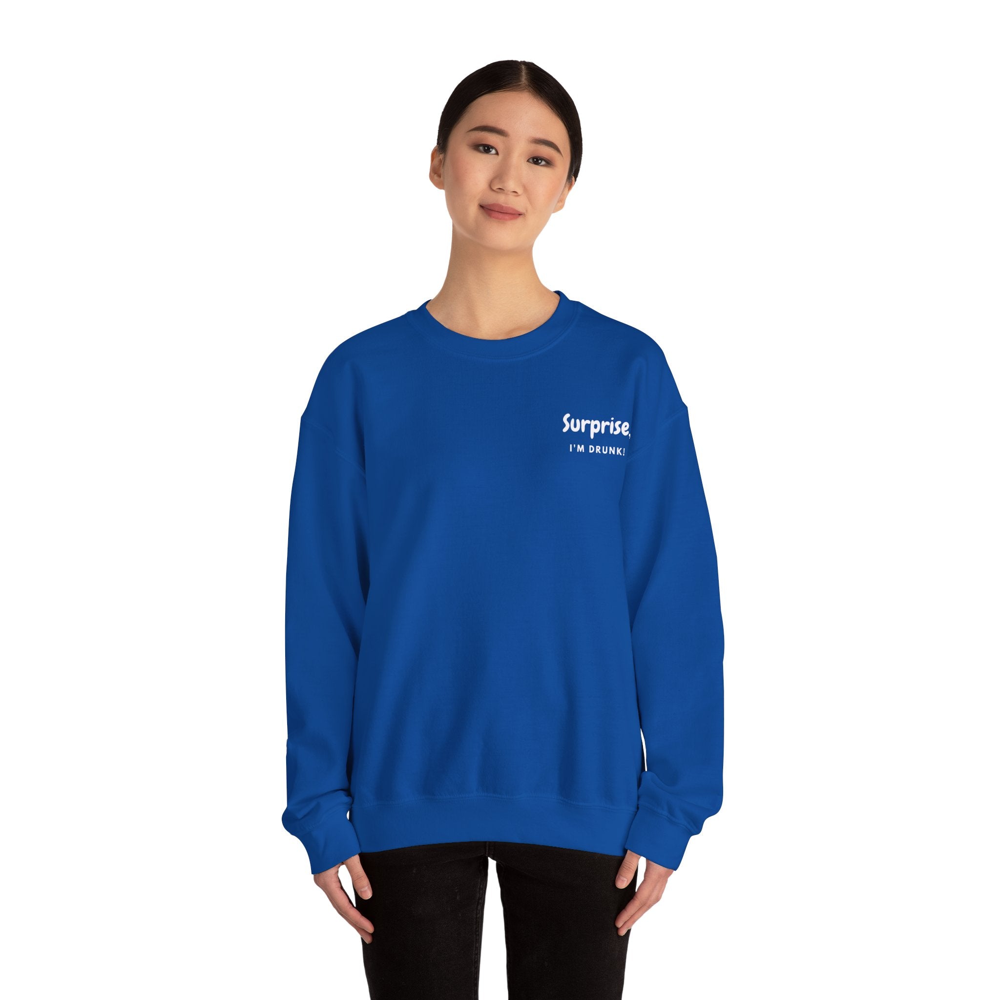 Surprise, I’m Drunk | Unisex Heavy Blend™ Crewneck Sweatshirt