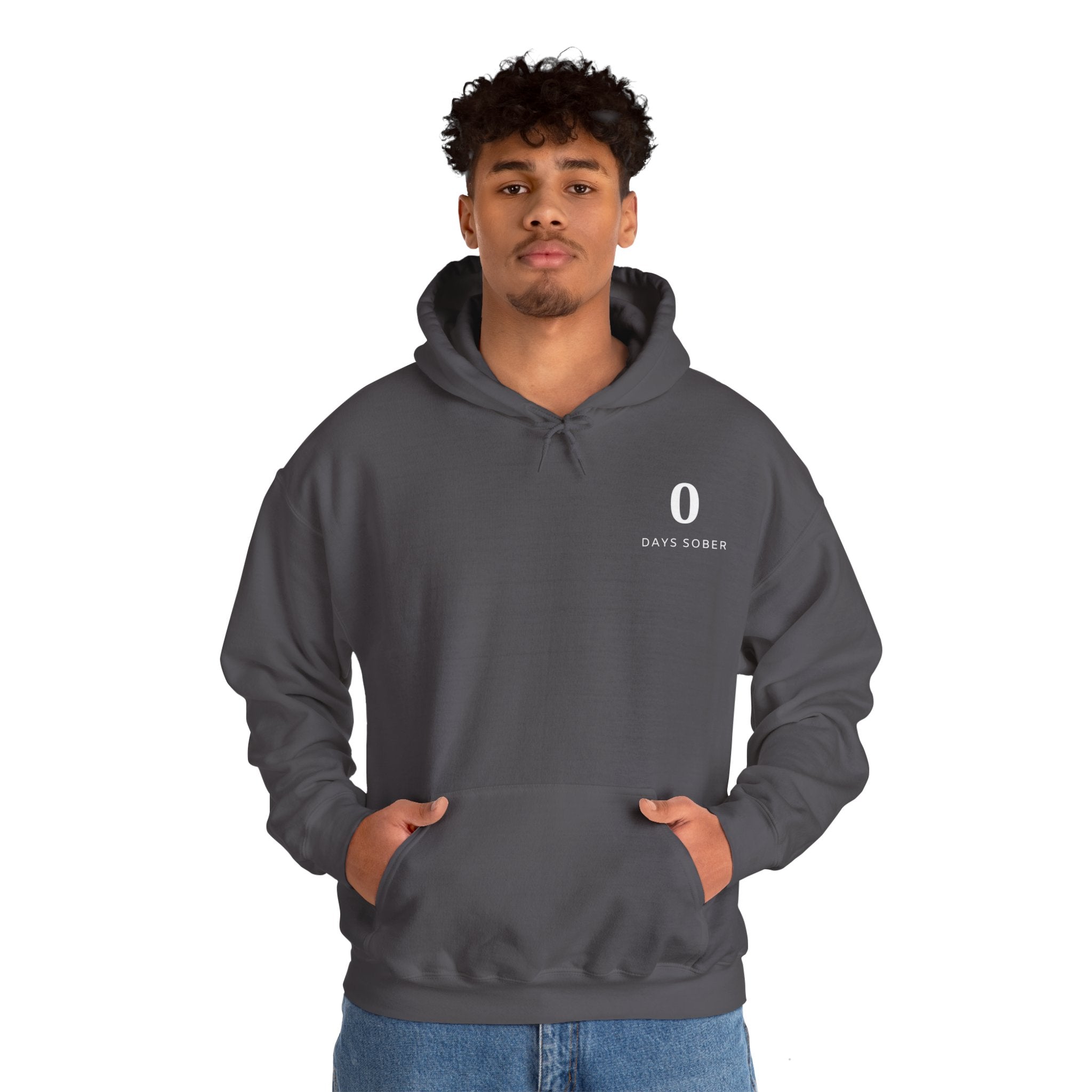 0 Days Sober | Unisex Heavy Blend™ Hooded Sweatshirt