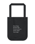 Person in Heaven | Organic Canvas Tote Bag