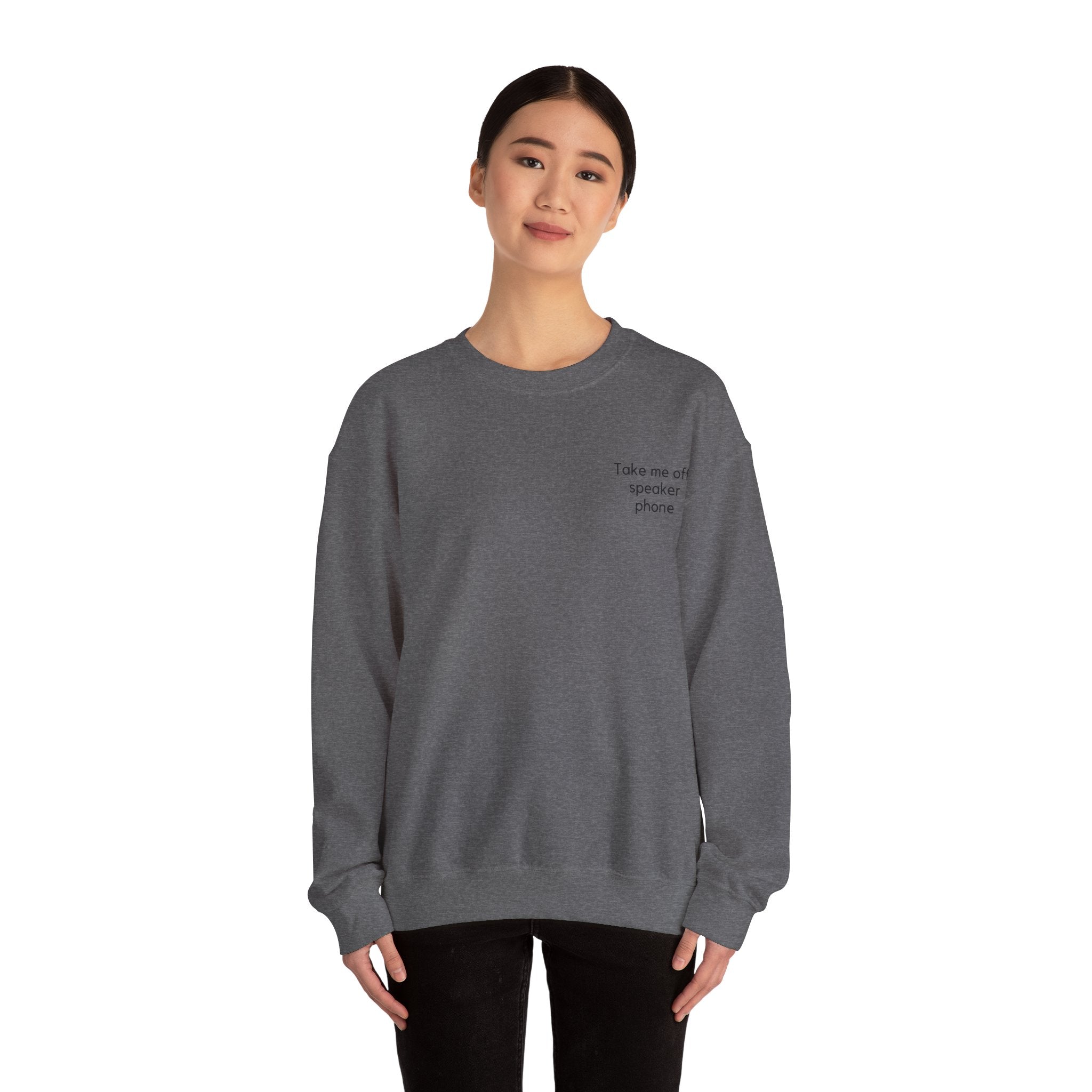 Speaker Phone | Unisex Heavy Blend™ Crewneck Sweatshirt