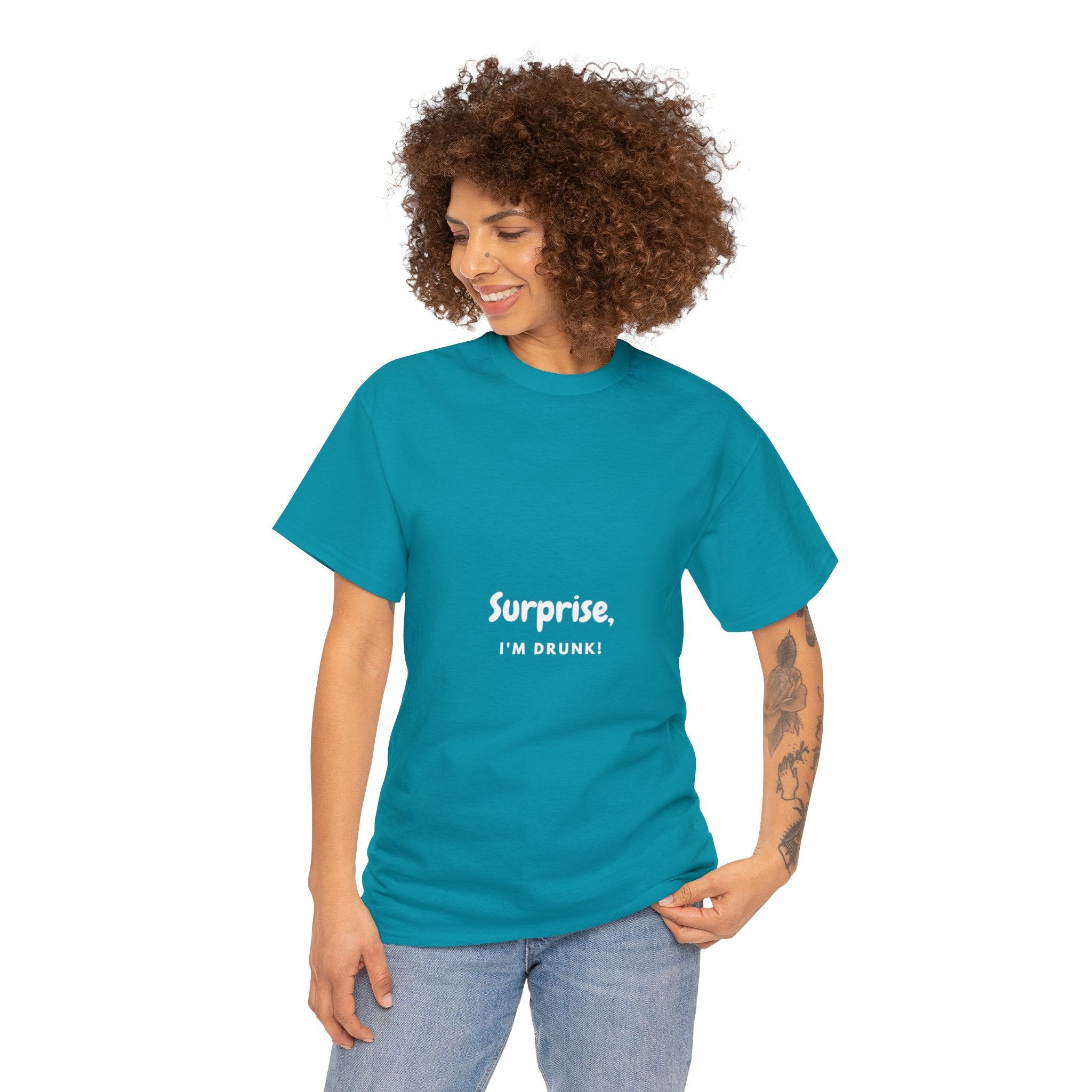 Surprise, I’m Drunk | Unisex Heavy Cotton Tee