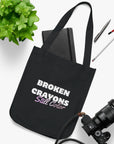 Broken Crayons | Organic Canvas Tote Bag