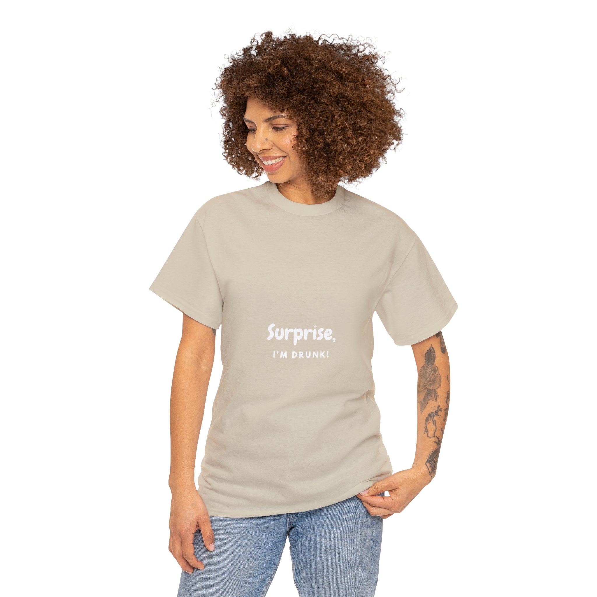 Surprise, I’m Drunk | Unisex Heavy Cotton Tee