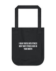 Fitness | Organic Canvas Tote Bag