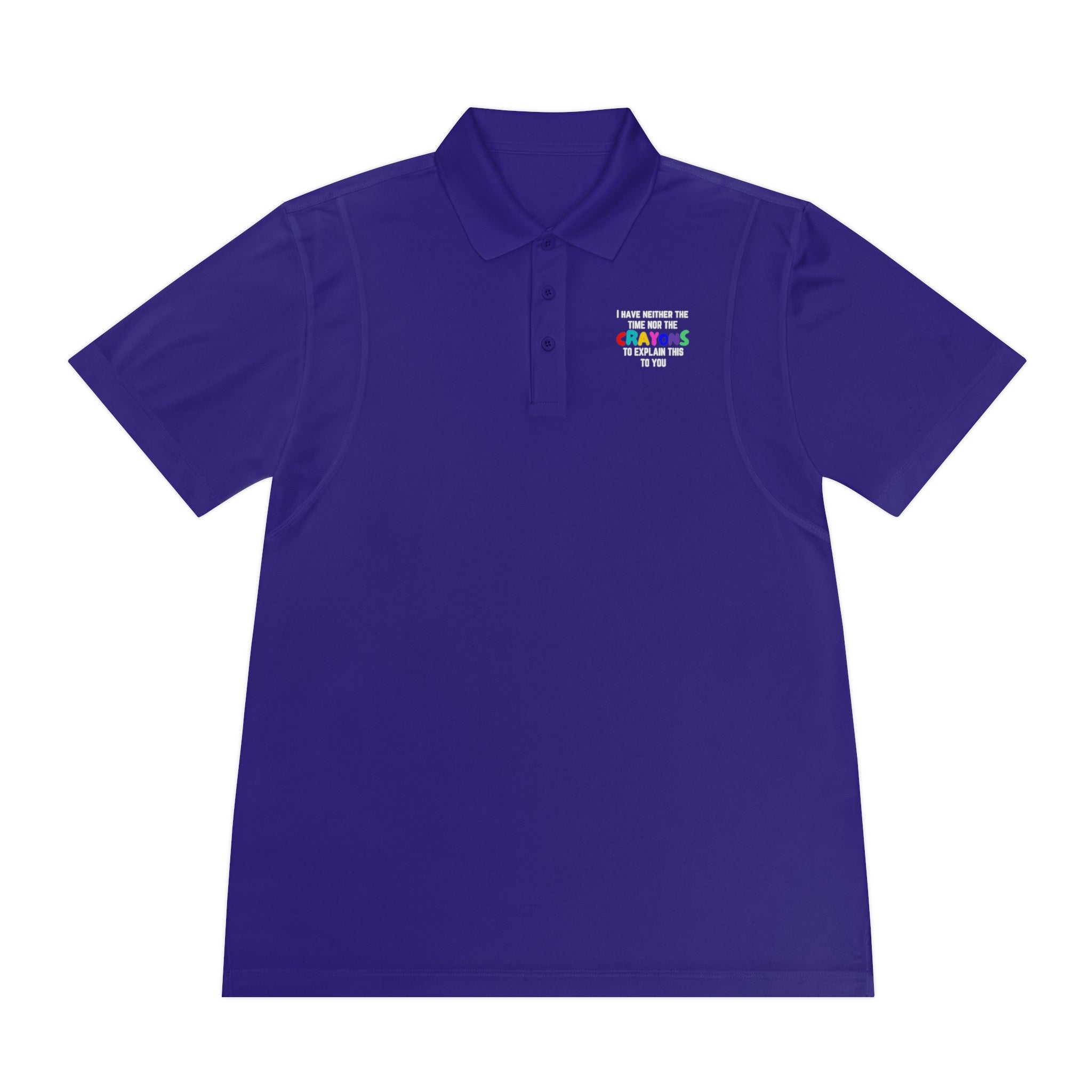 Time nor Crayons | Men&#39;s Sport Polo Shirt